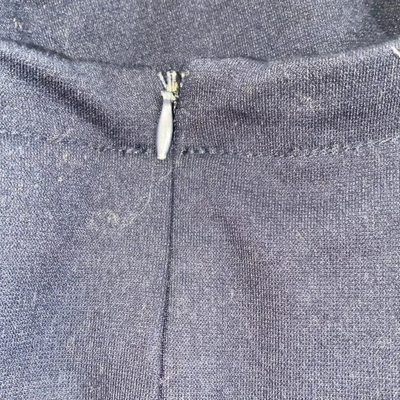 Nina Leonard navy blue shift dress size xsmall - Picture 6 of 9